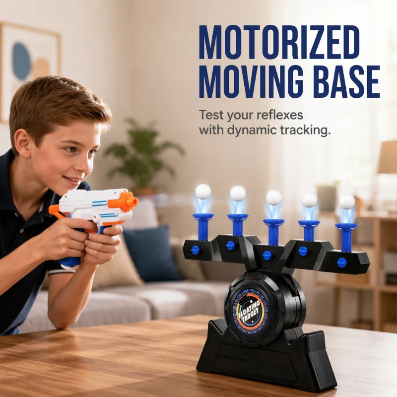 2026 New Kids Floating Target Airshot Game Foam Dart Blaster Shooting Ball Toy Xmas Gift Children Suspended Ball Toy Dart Target