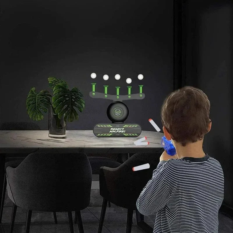 Suspended Tactical Electric Luminous Dart Board Target System for Children Airsoft Shooting Game Outdoor Sports Educational Toy